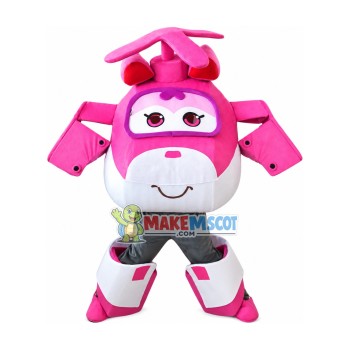 Super Wings Cartoon Dizzy Mascot Costume Super Wings Cartoon Dizzy Mascot Costume