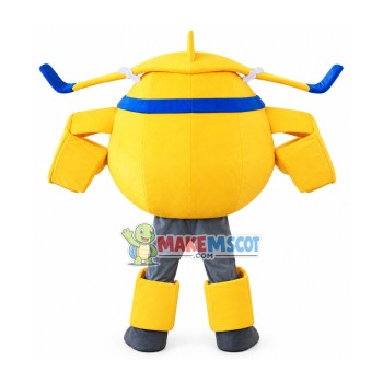 Super Wings Cartoon Donnie Mascot Costume Super Wings Cartoon Donnie Mascot Costume