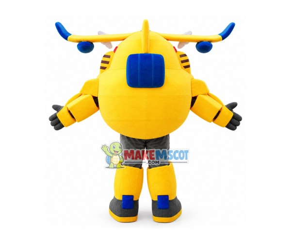 Super Wings Cartoon Cute Donnie Mascot Costume