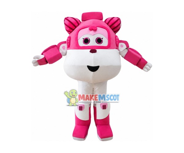 Super Wings Cartoon Cute Dizzy Mascot Costume Super Wings Cartoon Cute Dizzy Mascot Costume