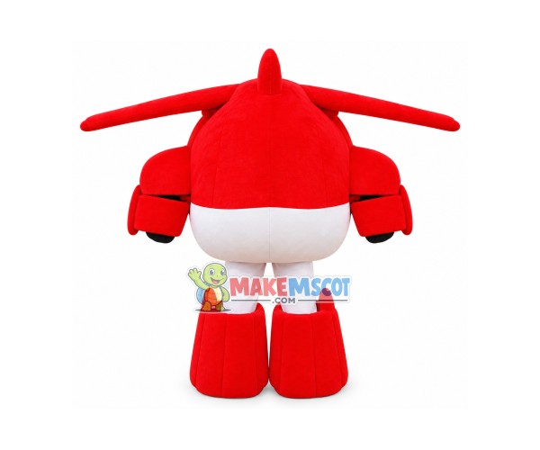 Super Wings Cartoon Cute Jett Mascot Costume