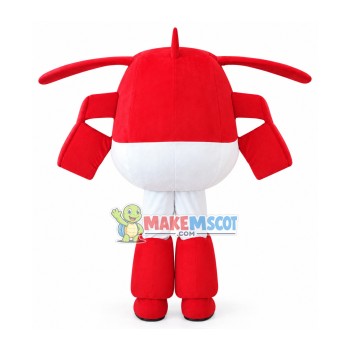 Super Wings Cartoon New Jett Mascot Costume Super Wings Cartoon New Jett Mascot Costume