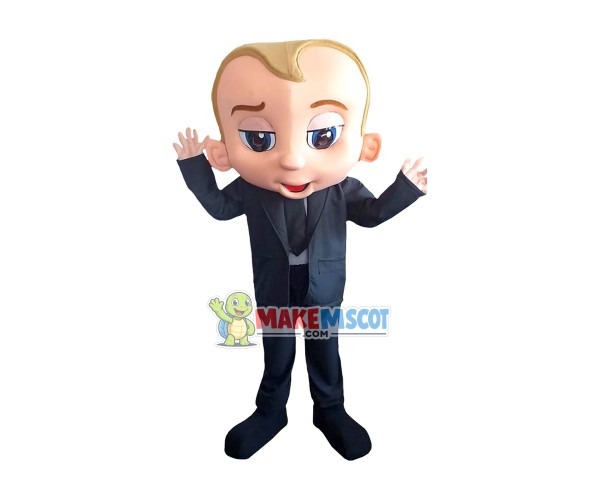 Boss Baby 1 Mascot Costume Boss Baby 1 Mascot Costume