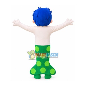 Blue Boy Mermaid Mascot Costume