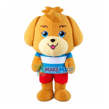 Odie Mascot Costume Lovely Yellow Dog Costume Mascot Free Shipping