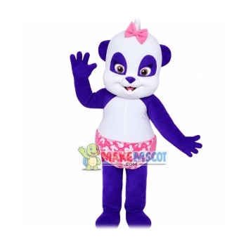 Word Party Lulu the Panda Costume Mascot Costume Word Party Lulu the Panda Costume Mascot Costume