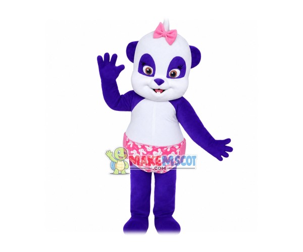 Word Party Lulu the Panda Costume Mascot Costume Word Party Lulu the Panda Costume Mascot Costume