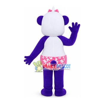 Word Party Lulu the Panda Costume Mascot Costume