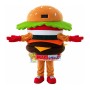 Hamburger Mascot Costume Advertising Restaurant Costume