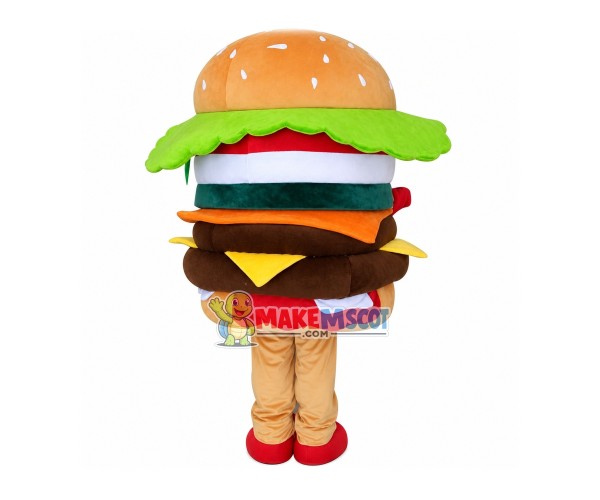 Hamburger Mascot Costume Advertising Restaurant Costume Hamburger Mascot Costume Advertising Restaurant Costume