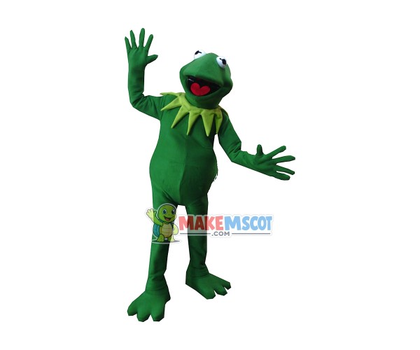 The Muppets Show Kermit The Frog Mascot Costume The Muppets Show Kermit The Frog Mascot Costume