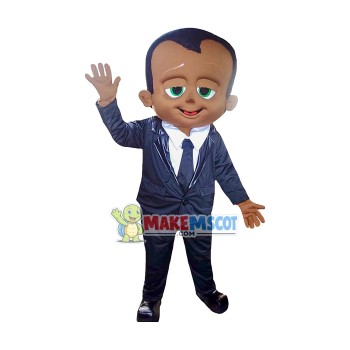 Baby Boy Black Mascot Costume Baby Boy Black Mascot Costume