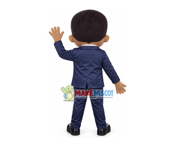 Baby Boy Black Mascot Costume Baby Boy Black Mascot Costume