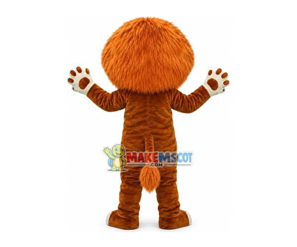 Alex The Lion Mascot Costume Alex The Lion Mascot Costume