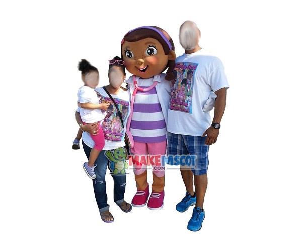 Doc Mcstuffins Mascot Costume Doc Mcstuffins Mascot Costume