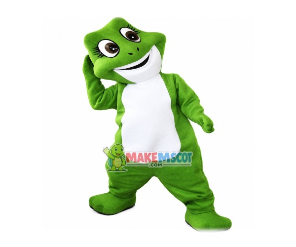 Prince Frog Mascot Costume Prince Frog Mascot Costume