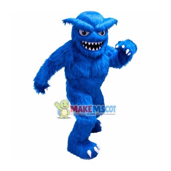 Blue Monster Mascot Costume