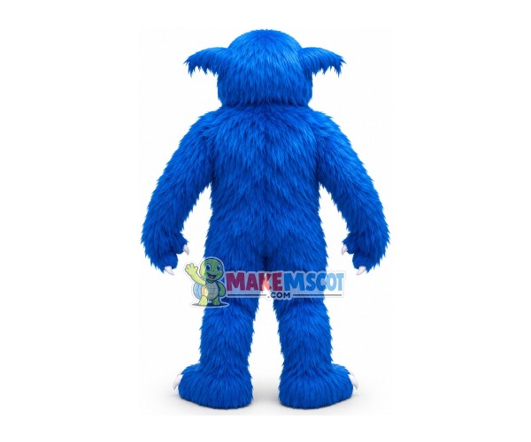 Blue Monster Mascot Costume Blue Monster Mascot Costume