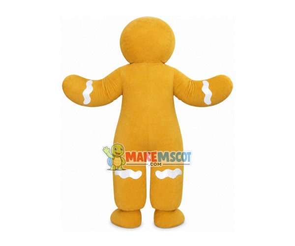 Gingerbread Man Mascot Costume Gingerbread Man Mascot Costume
