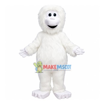 White Yeti Mascot Costume