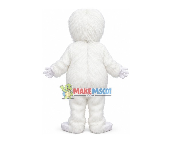 White Yeti Mascot Costume White Yeti Mascot Costume
