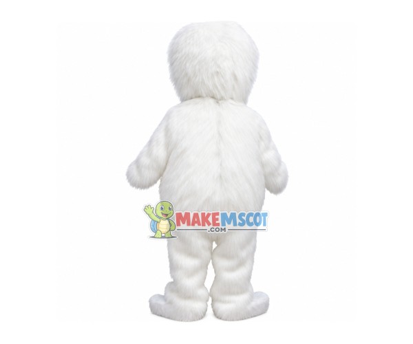 White Yeti Mascot Costume White Yeti Mascot Costume