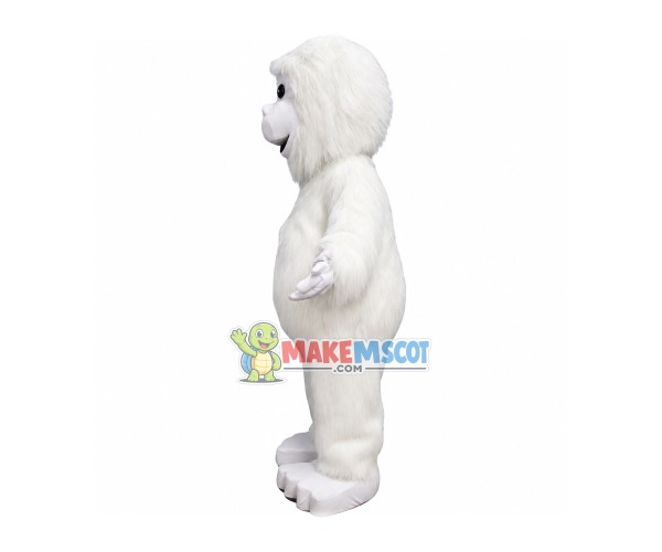 White Yeti Mascot Costume White Yeti Mascot Costume