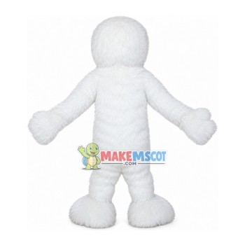 Adult White Yeti Mascot Costume Adult White Yeti Mascot Costume