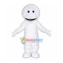 Cute White Yeti Mascot Costume