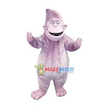 Pink Yeti Mascot Costume