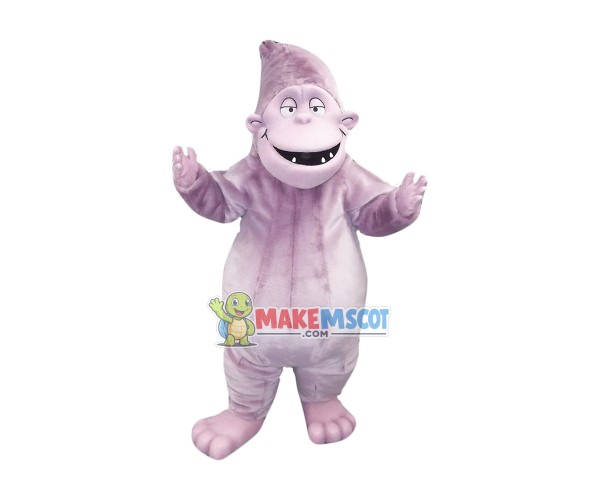 Pink Yeti Mascot Costume Pink Yeti Mascot Costume