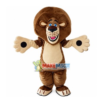 Lion Mascot Costume Cartoon Outfit Suit Free Shipping