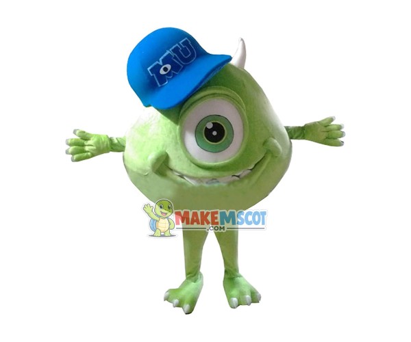 Mike Wazowski Mascot Costume From Monsters University Fancy Dress Free Shipping Mike Wazowski Mascot Costume From Monsters University Fancy Dress Free Shipping