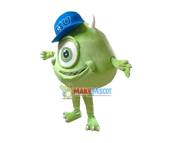 Mike Wazowski Mascot Costume From Monsters University Fancy Dress Free Shipping Mike Wazowski Mascot Costume From Monsters University Fancy Dress Free Shipping