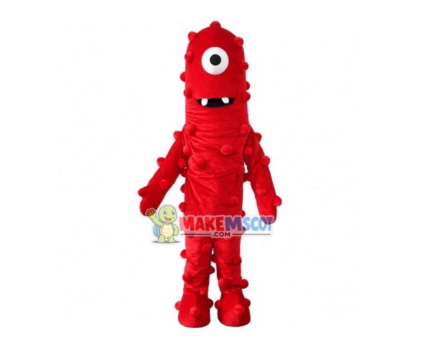 Muno Mascot Costume From Yo Gabba Gabba Cosplay Dress Muno Mascot Costume From Yo Gabba Gabba Cosplay Dress