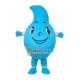 Blue Water Drop Mascot Costume Blue Water Drop Mascot Costume