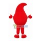 Red Water Drop Mascot Costume Red Water Drop Mascot Costume