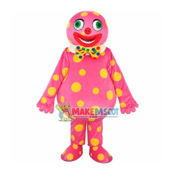 Spotted Clown Mascot Costume
