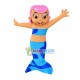 Pink Girl Mermaid Mascot Costume Pink Girl Mermaid Mascot Costume