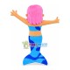 Pink Girl Mermaid Mascot Costume Pink Girl Mermaid Mascot Costume