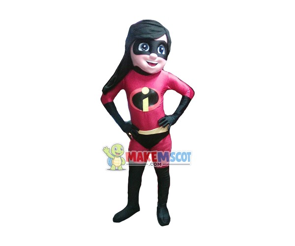 Violet 2 Mascot Costume Violet 2 Mascot Costume