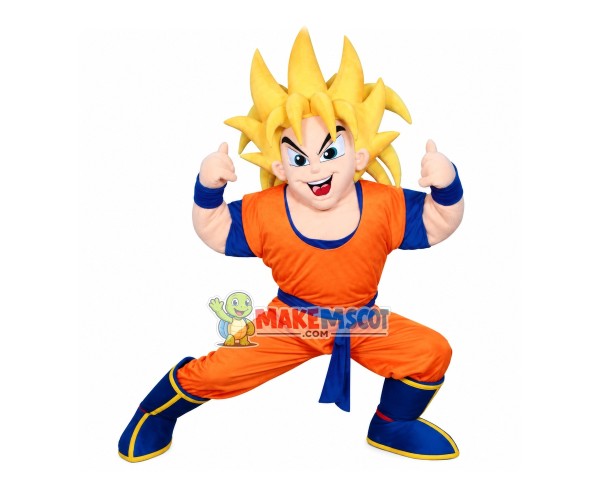Goku Dragon Ball Mascot Costume Goku Dragon Ball Mascot Costume