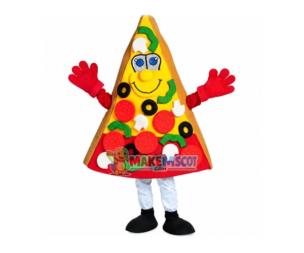 Pizza Slice Mascot Costume Pizza Slice Mascot Costume