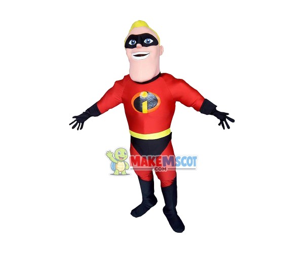 The Incredibles Mr. Incredible Mascot Costume The Incredibles Mr. Incredible Mascot Costume