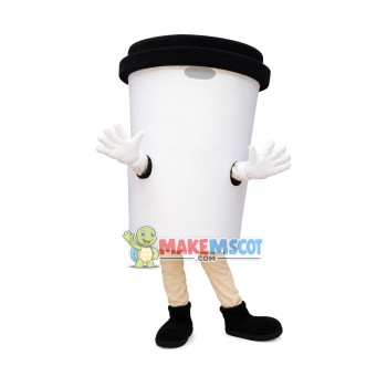 Coffee Cup Mascot Costume