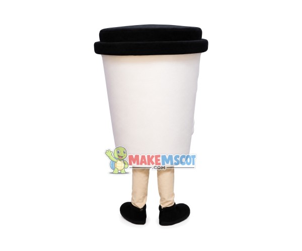 Coffee Cup Mascot Costume Coffee Cup Mascot Costume