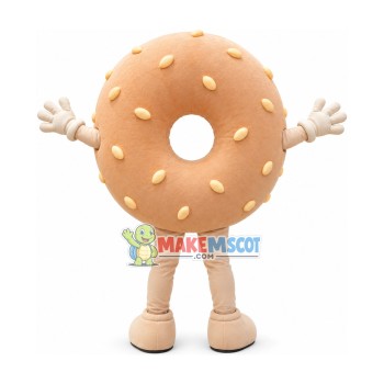 Bagel Mascot Costume Bagel Mascot Costume