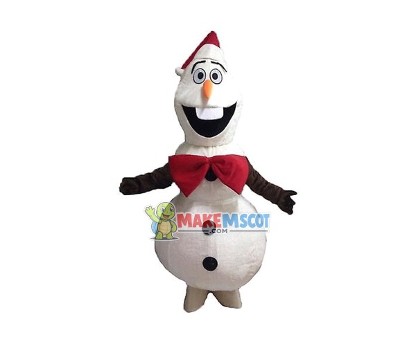 Christmas Olaf Mascot Costume Christmas Olaf Mascot Costume