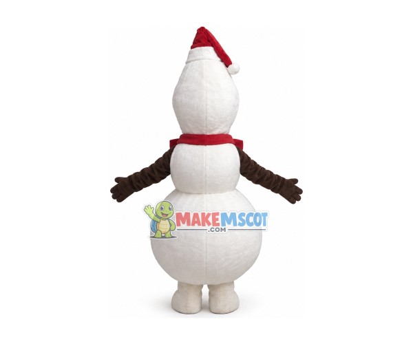 Christmas Olaf Mascot Costume Christmas Olaf Mascot Costume