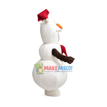 Christmas Olaf Mascot Costume Christmas Olaf Mascot Costume